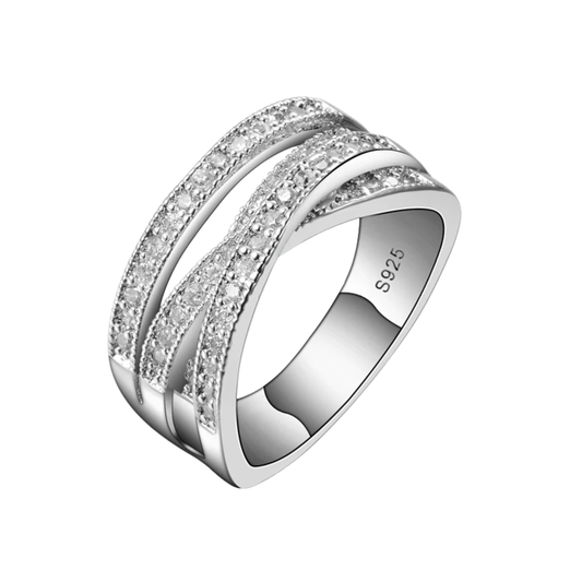 Bague Croix Ajourée Unisexe