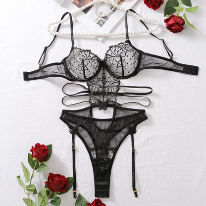 Body Dentelle Fleuri Décolleté V Échancré