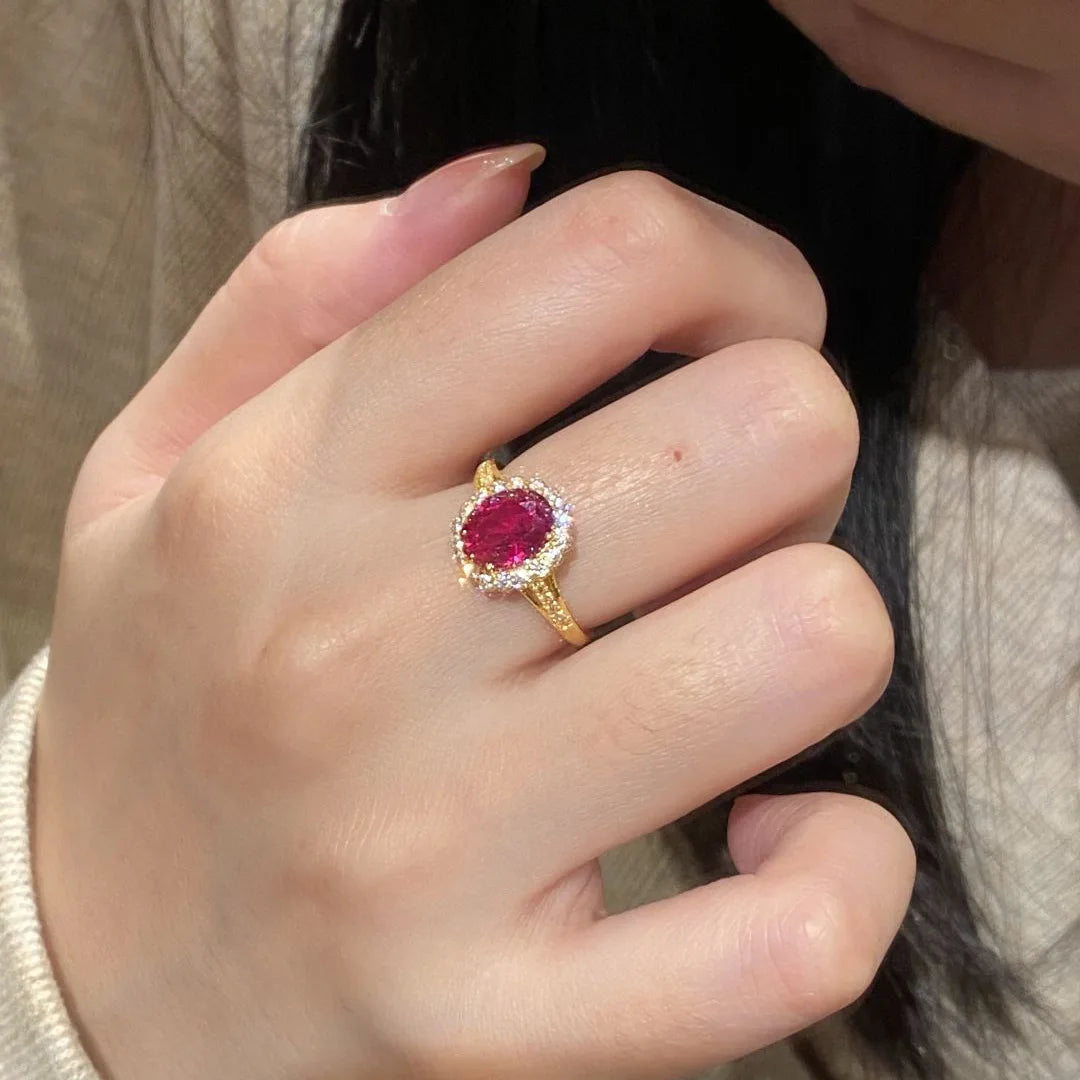 Bague Rose Ajustable