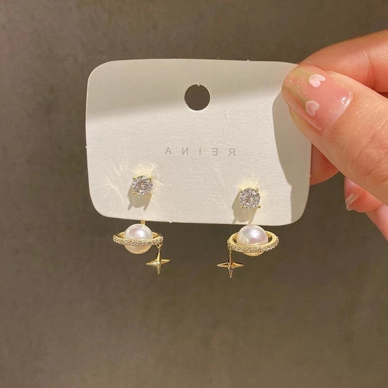 Boucles d'Oreilles Puces Rondes Argentées