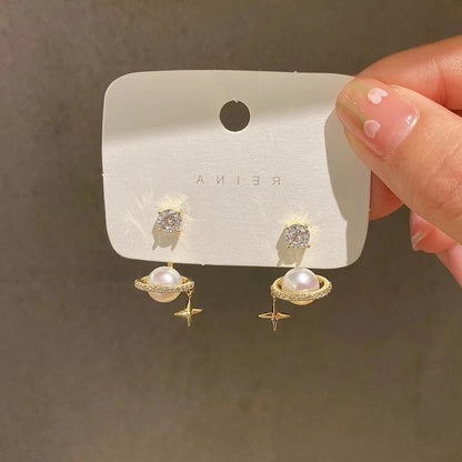 Boucles d'Oreilles Puces Rondes Argentées