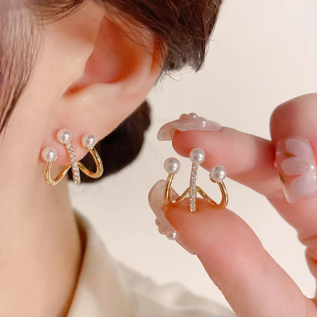 Boucles d'Oreilles Puces Rondes Argentées