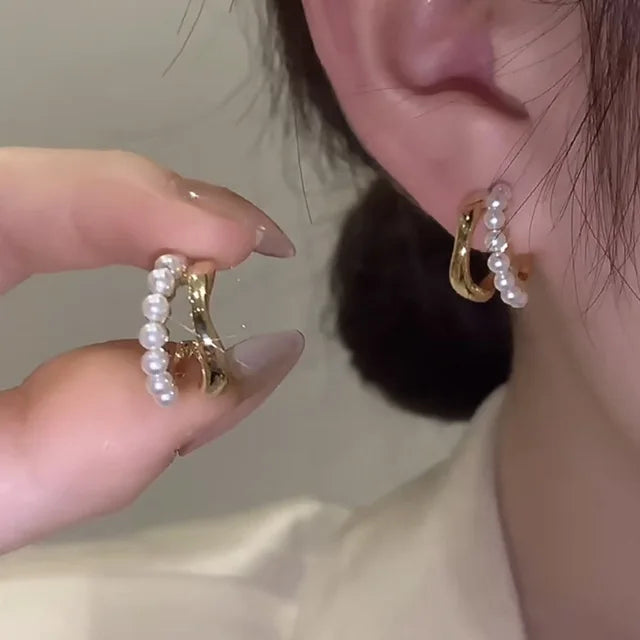 Boucles d'Oreilles Puces Rondes Argentées
