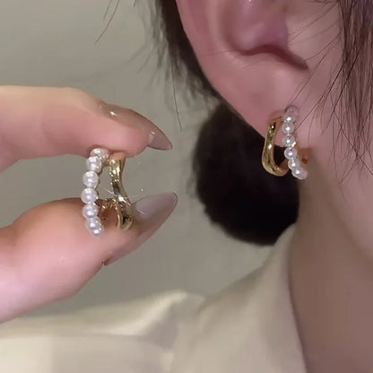 Boucles d'Oreilles Puces Rondes Argentées